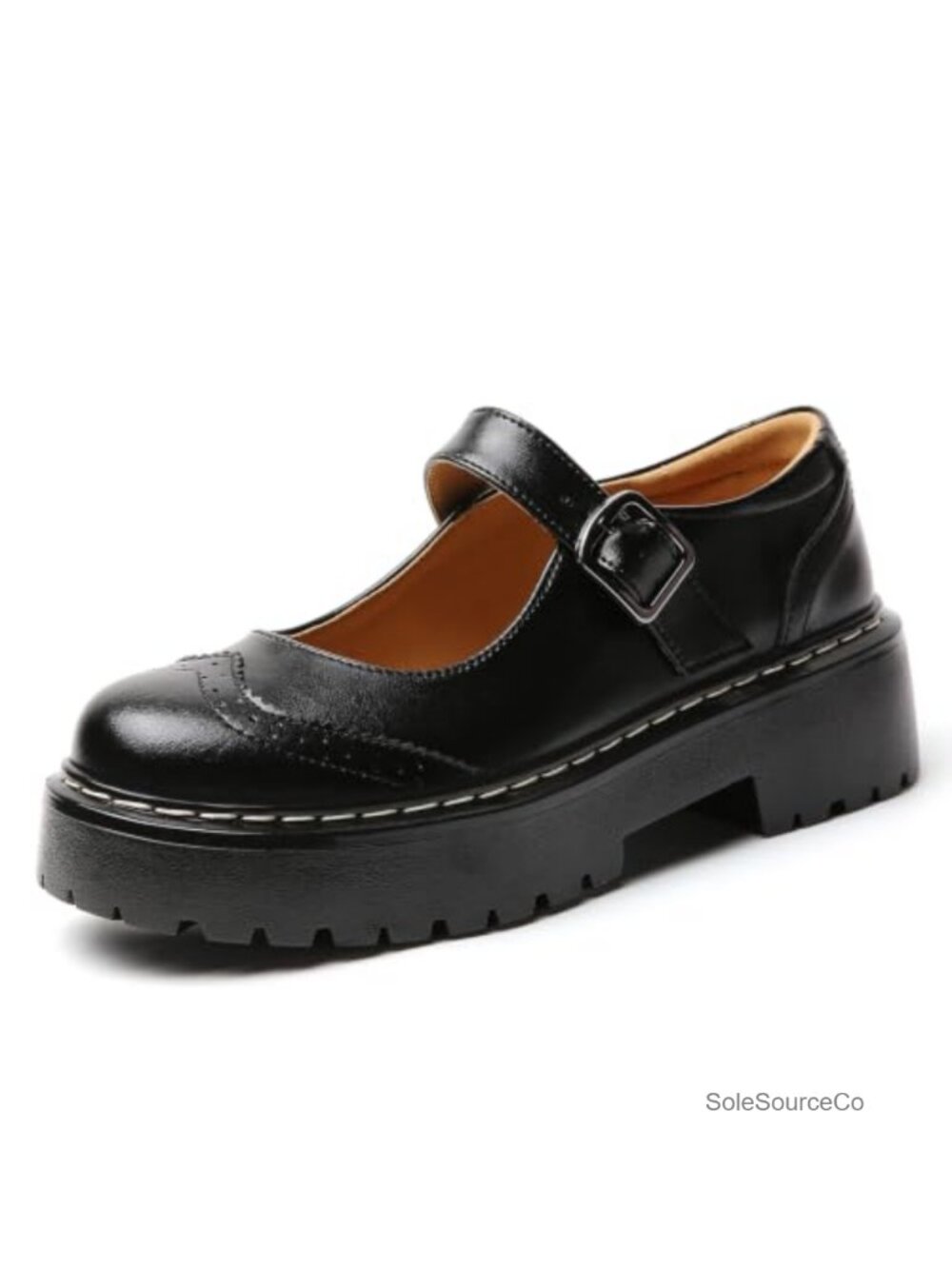 Chunky Mary Janes Women Non Slip Hook and Loop Comfortable